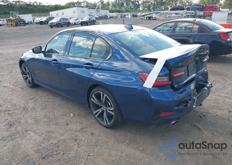 2022 BMW 330I xDrive z USA, uszkodzony, nr VIN 3MW5R7J0XN8C24972